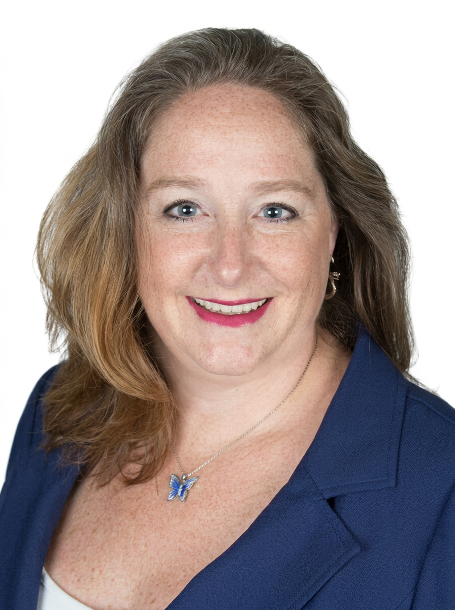 Portrait of Mandy Ard, Secretary of CVOBA
